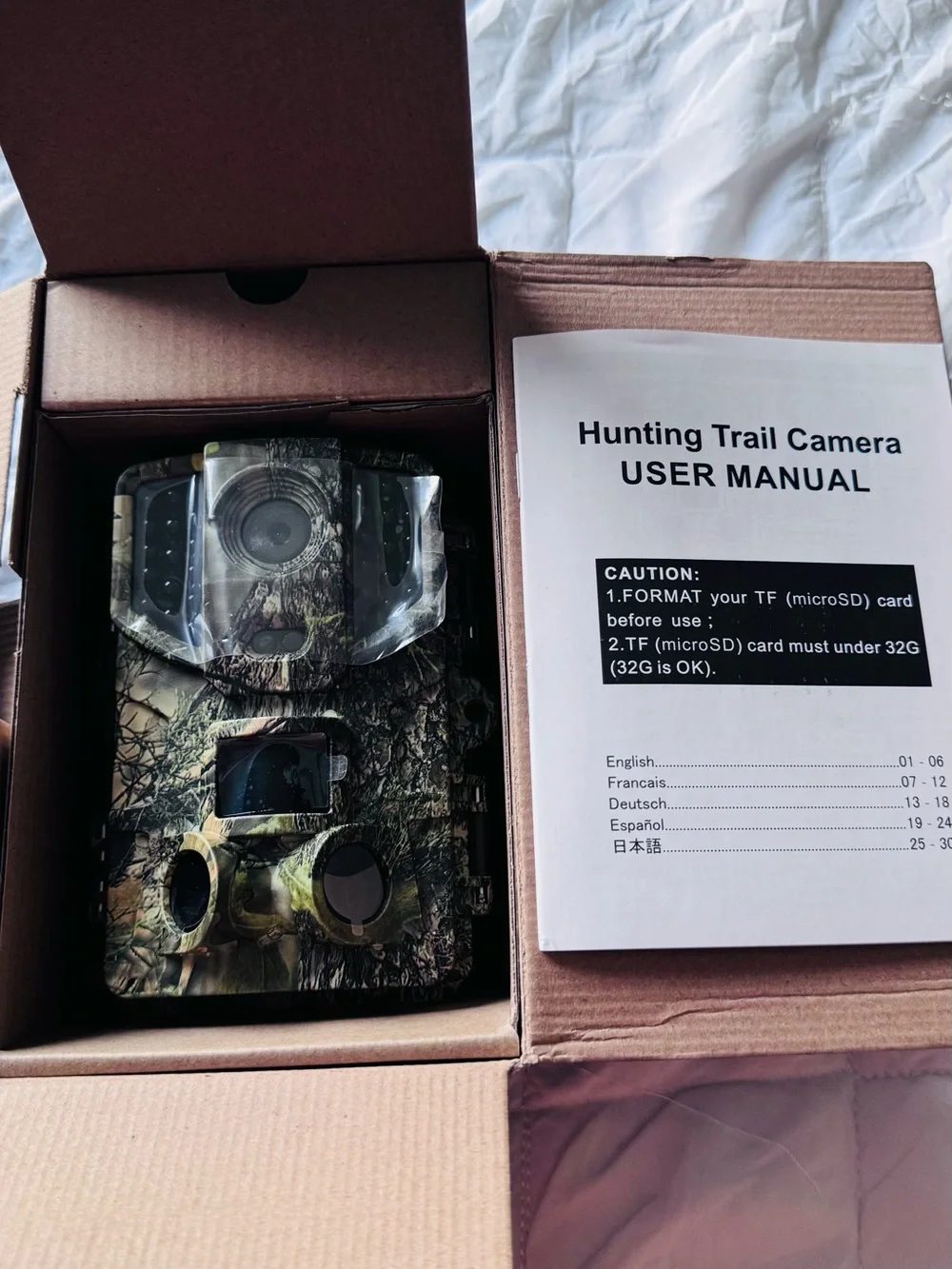 Trail Camera - Black - Hunting, Security & Game